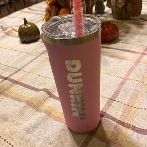 Dunkin pink tumbler